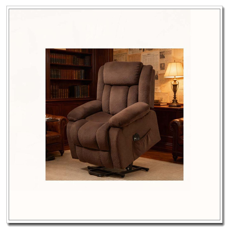 Fauteuil de massage pour personnes âgées, Brun antique