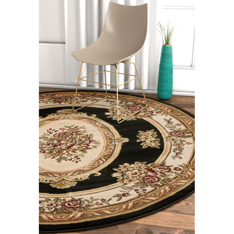 Pickett Oriental Rug, Round 5'3"