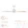 Bali Smart 5-Blade 52in Ceiling Fan 2700K-6000K CCT Selectable LED Light Kit with Remote Control and Hardware with Reversible Blades in Weathered Works With iOS or Android App