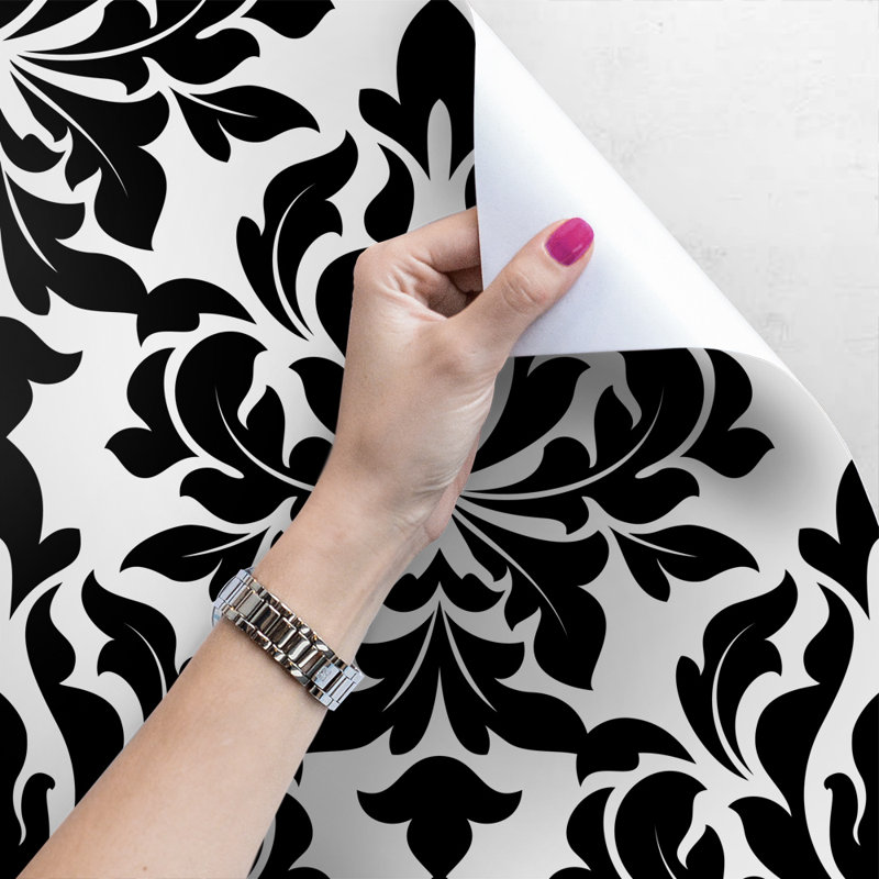 Cadwaller 2.5m x 2.5m Matte Peel & Stick Mural, 152 x 104cm