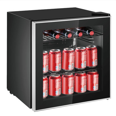 Frigidaire, 1.6 Cu. Ft. Glass Door Compact Refrigerator, Black on Fridge.com