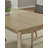 Extendable White Oak Dining Table In Au Natural