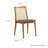 Monarch Wood And Rattan Dining Side Chair-102521191