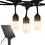 Pro 12-Light 27 ft. Outdoor Solar LED 2-Watt S14 2700K Warm White Bulb String Lights