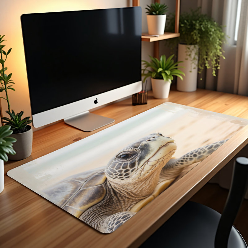 Polyester Desk Pad, 14.4x12.1