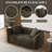  Compression Bean Bag Sofa Large Bean Bag Chair Tufted Loveseat-579558626