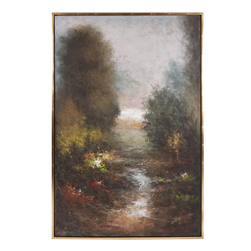 «Silent River», art original peint à la main