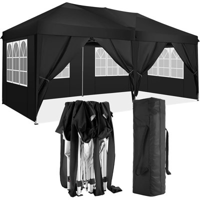 10'X20' Folding Canopy With 6 Removable Sidewalls Outdoor Event Shelter UPF 50+ Gazebo Portable Tents For Parties Beach Camping Wedding EZ Pop Up Cano
