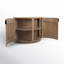 Terra Solid Wood 2 - Door Half Circle Accent Cabinet-1796965646