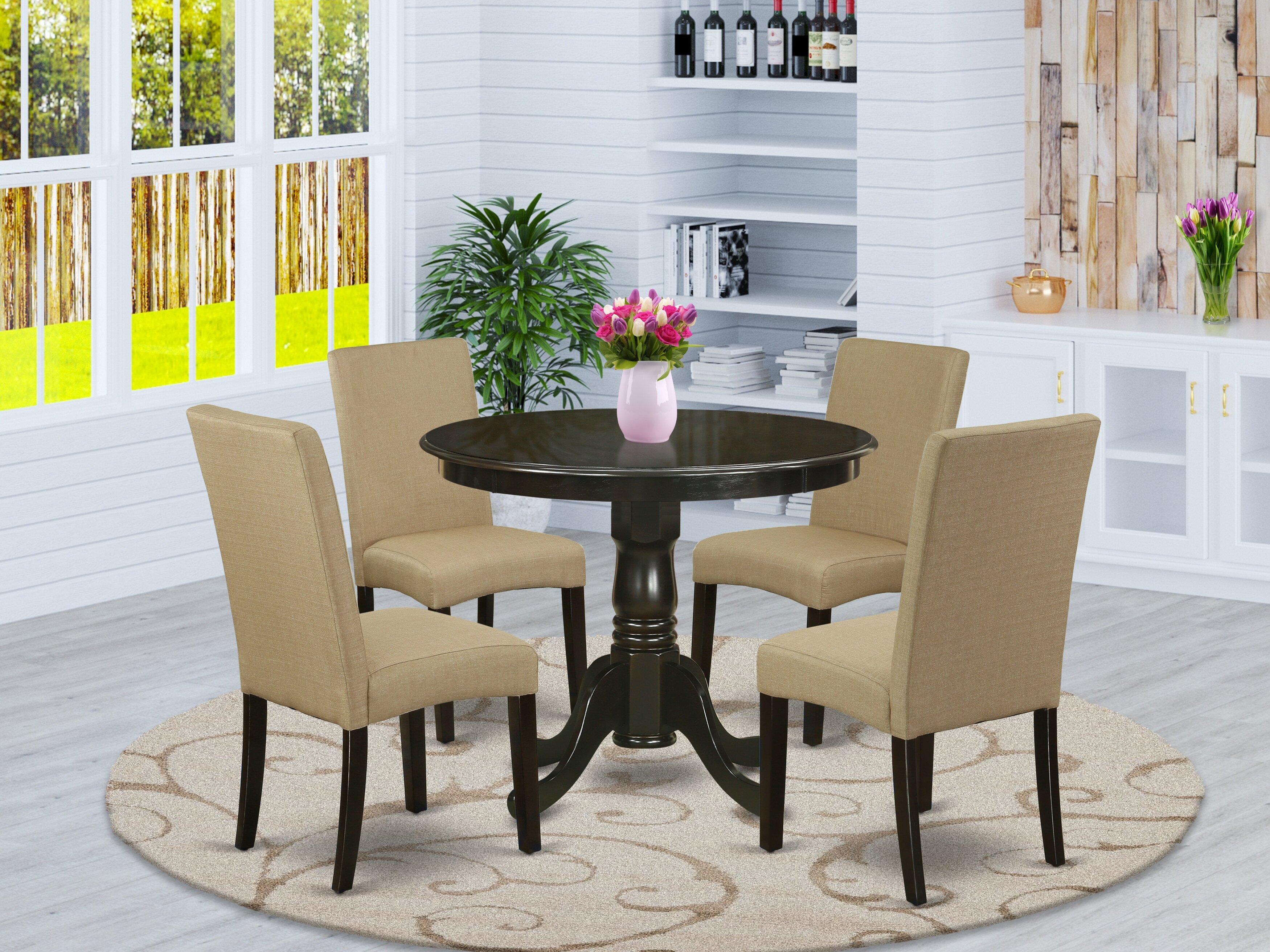 Adda 5 piece dining set by charlton outlet home