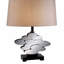 Lampe de table en bois massif Hamisi