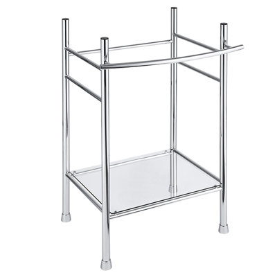 Edgemere 25'' Single Bathroom Vanity Base Only in Chrome