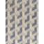 Wool Geometric Area Rug in Ivory/Light Blue