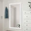 Miroir mural en bois surdimensionné pleine grandeur-746136026-746136024