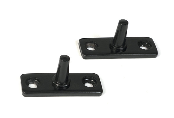 Hammered Newbury Stay, Black, 29.6cm H x 1.6cm W x 0.6cm D