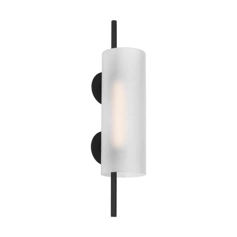Trace 1 - Light LED Armed Sconce, Nightshade Black