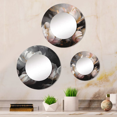 Diomar Metal Round Mirror