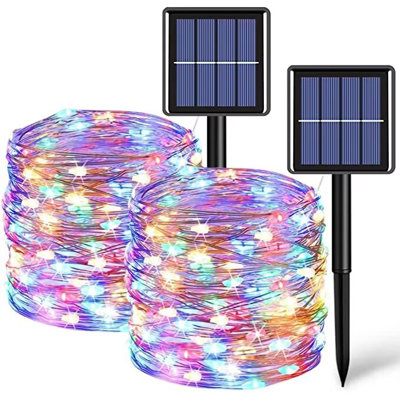 72.18 Ft Outdoor Solar String Lights Chrismas Decoration Fairy String Lights