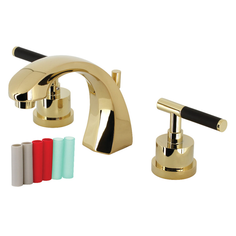 Kaiser Widespread Bathroom Faucet with Drain Assembly