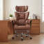 Fauteuil de bureau ergonomique Arless pour cadres de grande taille avec accoudoirs, appui-tête et repose-pieds rembourrés et réglables-434703714