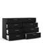 Diamone 8 Drawer 140Cm W Double Dresser-891417835