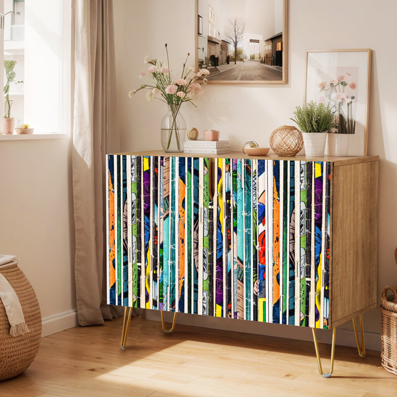 35'' Sideboard, Grafitti Green