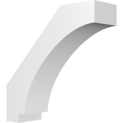 Attelle de genou en PVC de qualité architecturale 3 po x P 12 po x H 16 po