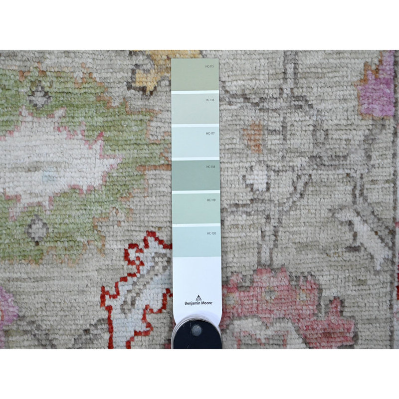 Tapis de couloir oriental 3 pi 9 po x 9 pi 7 po Green