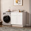 Meuble bas standard HOMEIBRO Cozy Design, en contreplaqué blanc, prêt à assembler, 42 po L x 24 po P x 34,5 po H-126039593-99152009