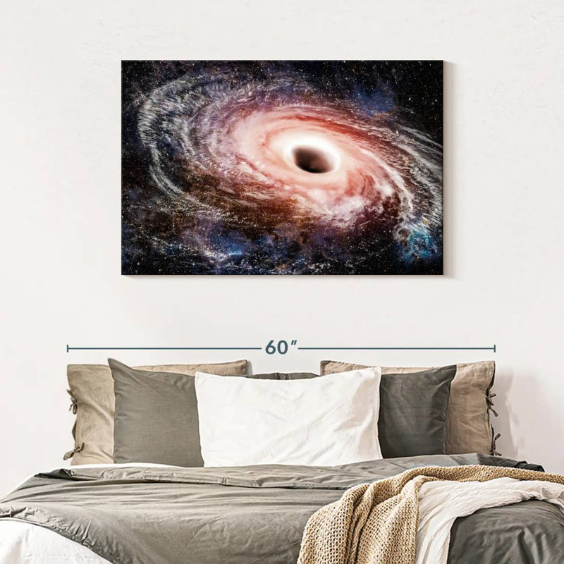 Oberle Into The Black Hole, 30" H x 45" W