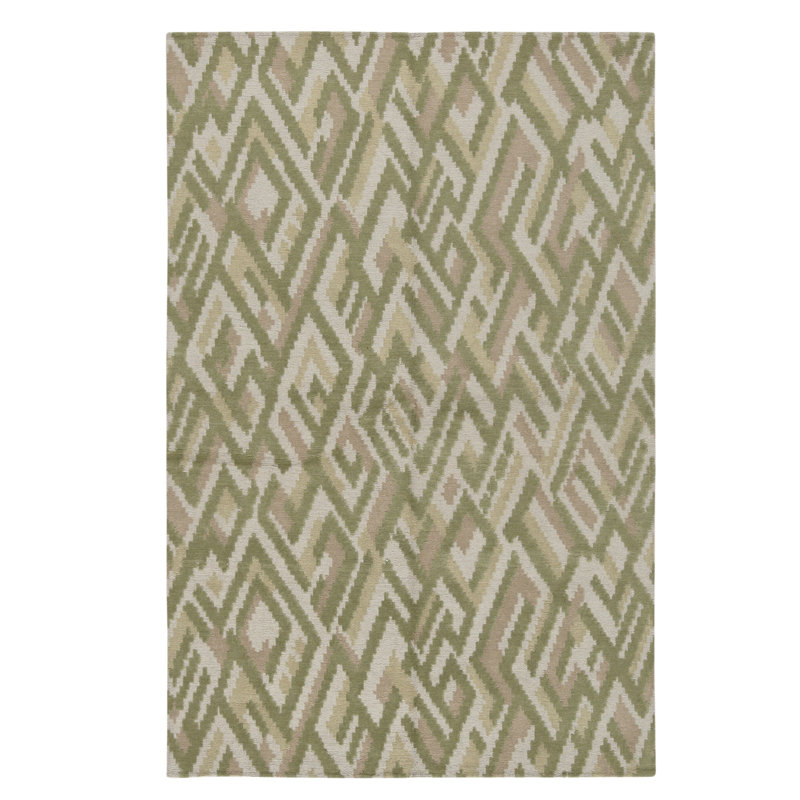 Tapis turquoise noué à la main de haute qualité