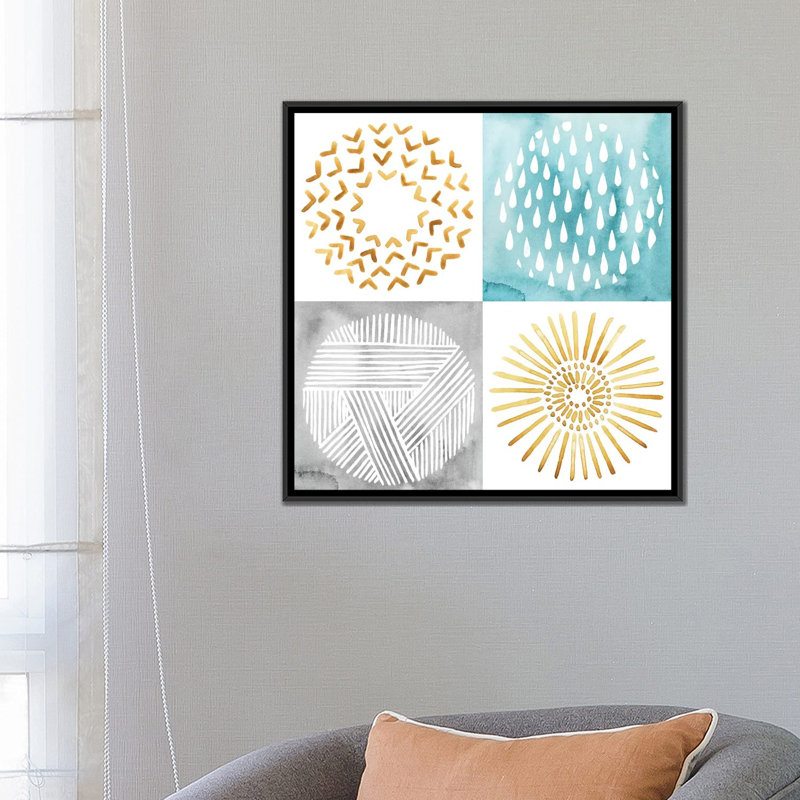 « céleste ring ii », reproduction d’art sur toile, H 12 po x l 12 po x P 0,75 po, Pas de tapis, Toile tendue