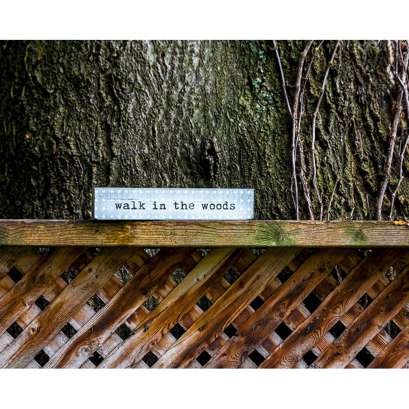 Enseigne en bloc empilable Falbo walk in the Woods