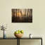 Sunlit Misty Forest Path Ethereal Peaceful Serene Forest Nature Wall Art Print 1 Piece Wrapped Canvas Wall Art-1835579866
