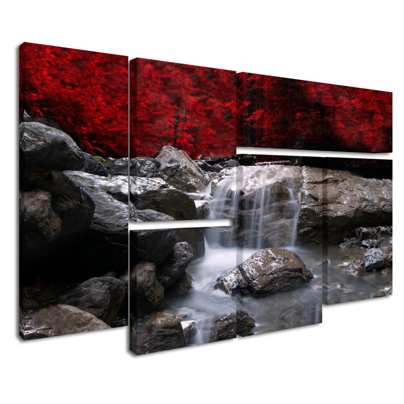 « Red Vision », ensemble de 6 reproductions imprimées de photos