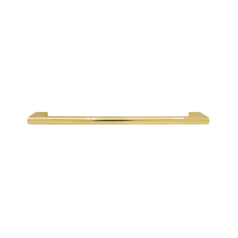 Vail 8" Polished Gold Bar Pull, Polished Gold, 8"