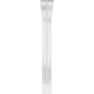 2"W x 16"D x 16"H Traditional Steel Bracket, White Primer