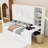 Wooden Daybed with 2 Drawers and Cabinet and Shelves-1612480243-1612480240