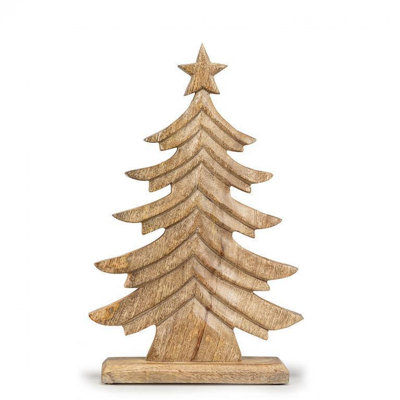 Carved Tree On A Base Figurine