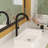 Modern 24"x14" Ceramic Vessel Sink - Rectangular, Low Water Absorption, For Multiple Settings White Rectangular Type, Stain , Home & Commercial Use