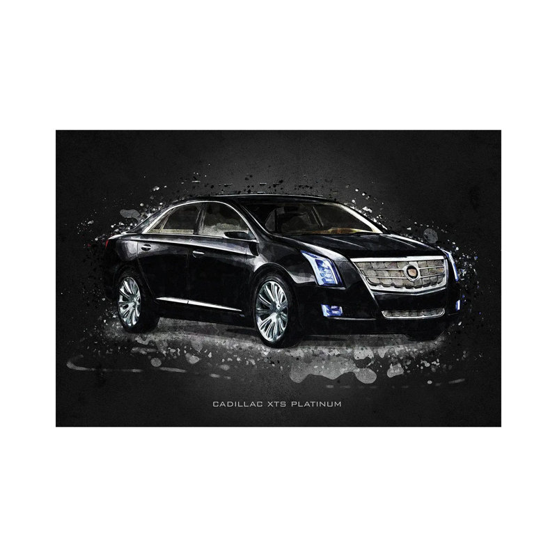 Cadillac XTS Platinum 1 Piece Wrapped Canvas Wall Art, 101.6 cm H x 66.04 cm W x 3.175 cm D