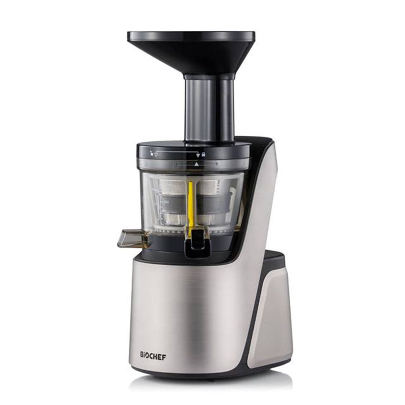 BioChef Quantum 150 Watt Electric Slow Masticating & Cold Press Juicer, Silver