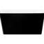 Baignoire autoportante de 49 po en acrylique, baignoire carrée japonaise avec trop-plein, extérieur carré noir lustré 49 po