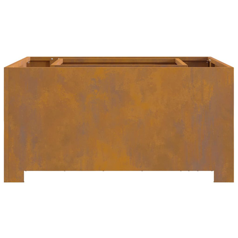 Outdoor Fire Pit, Brown, 40cm H x 80cm W x 80cm D