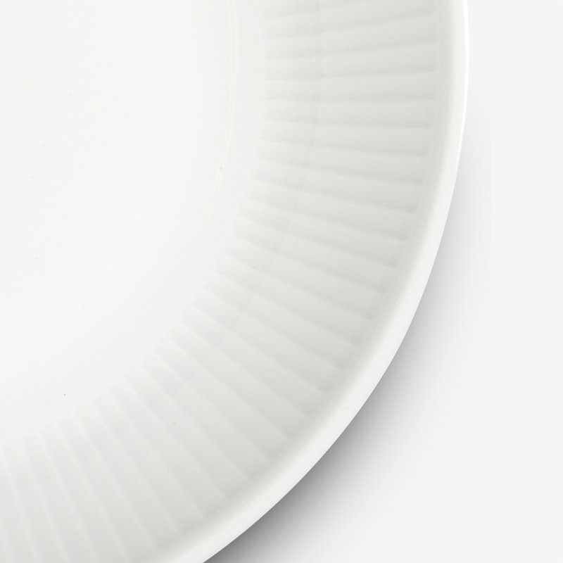Plisse Shallow Bowl