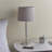 Folds 51.5Cm Silver Table Lamp Set