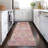 Machine Washable Indoor/Outdoor Chantille ACN1107 Pink Rug-109485270