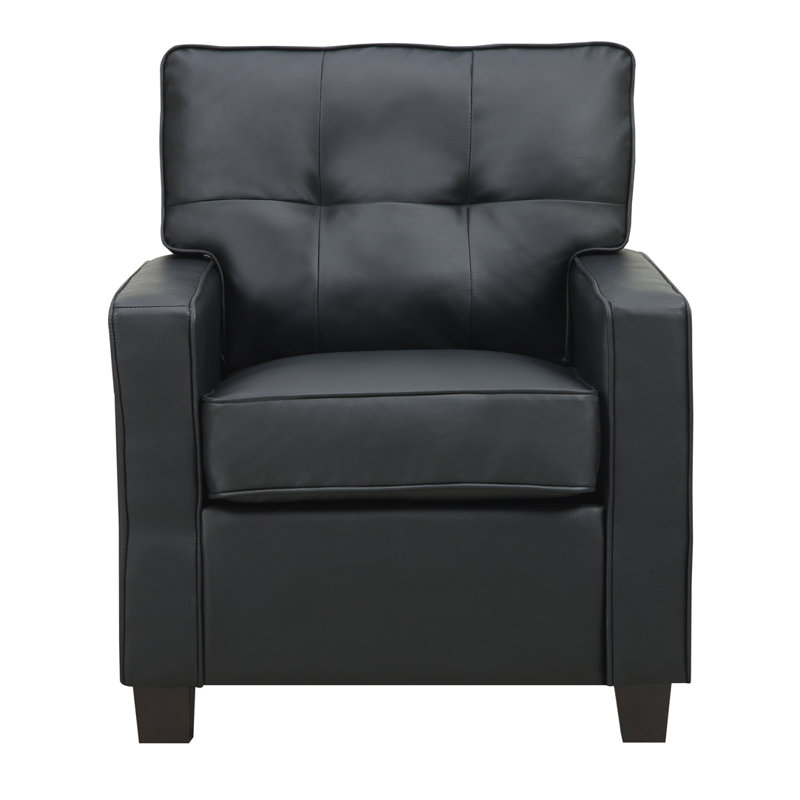 Fauteuil 26 po Ella, Noir
