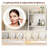 Small Vanity Desk With Mirror And Lights, Makeup Vanity Table With LED Mirror, 3 Lighting Modes, Power Outlet, Drawer, Open Shelves And Cushioned Stool For Bedroom (White And Gold)