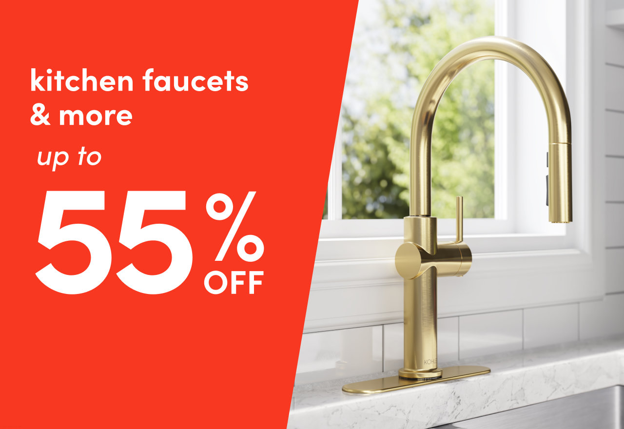 kitchen faucets & more on clearout